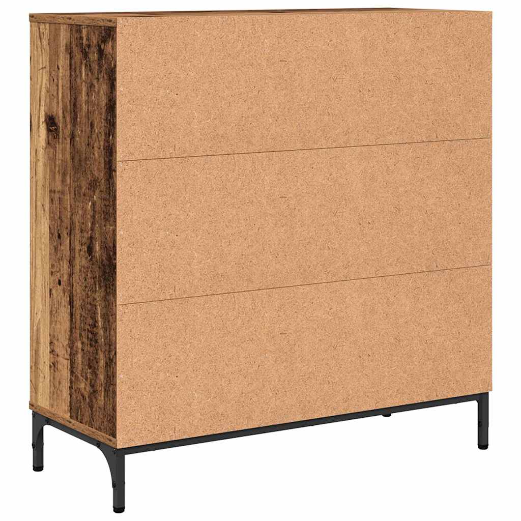 Sideboard Gammelt træ 79,5 x 33 x 82 cm Konstrueret træ