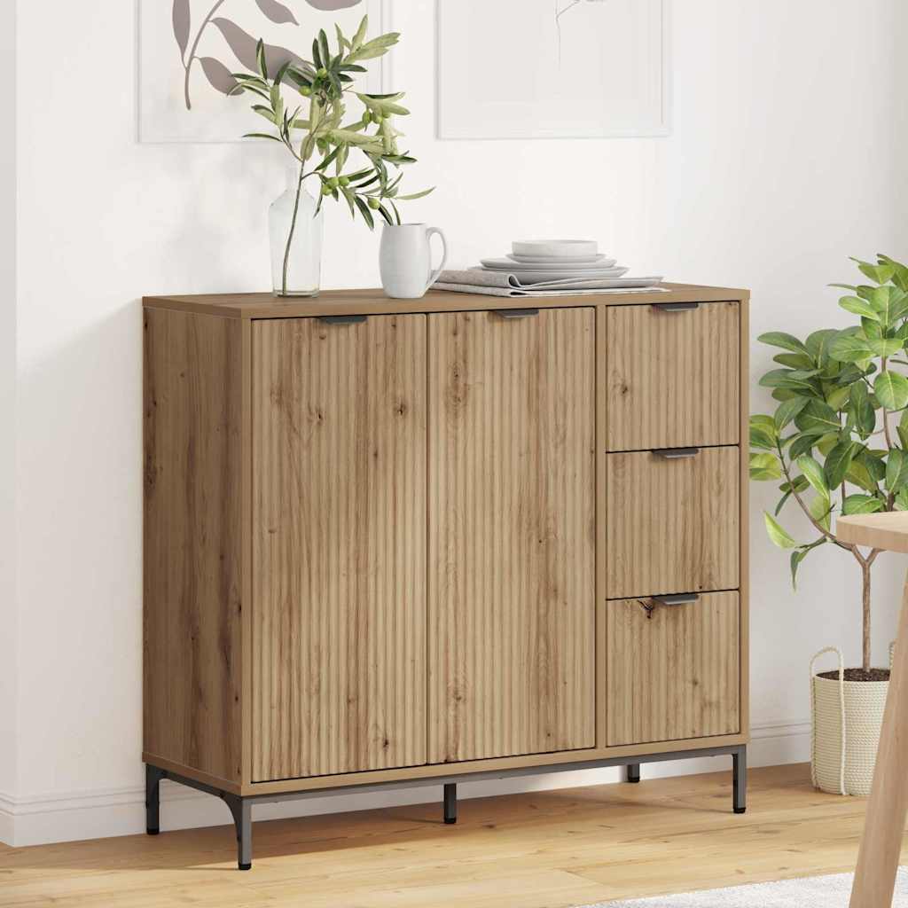 Sideboard artisan eg 89.5 x 33 x 82 cm Konstrueret træ
