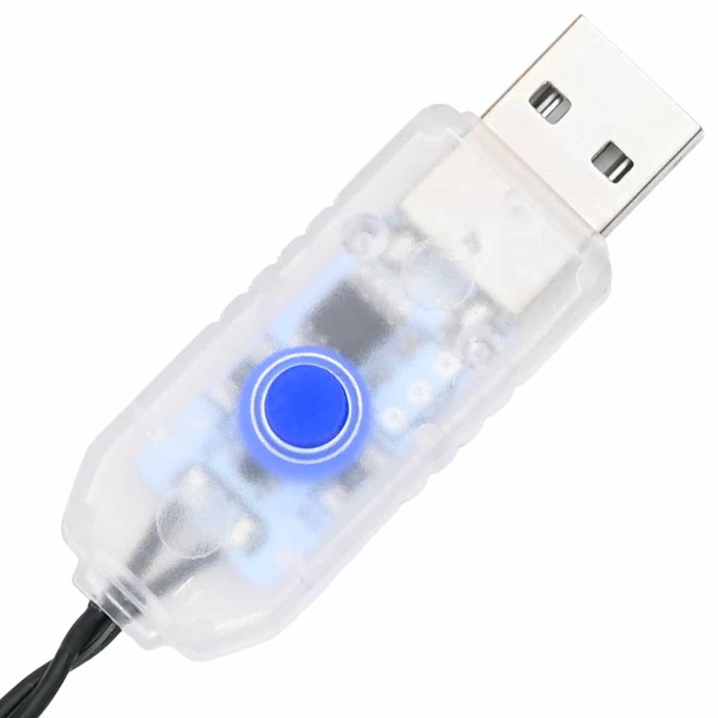 Kunstigt juletræ med 50 LED'er med stativ Grøn 120 cm PVC