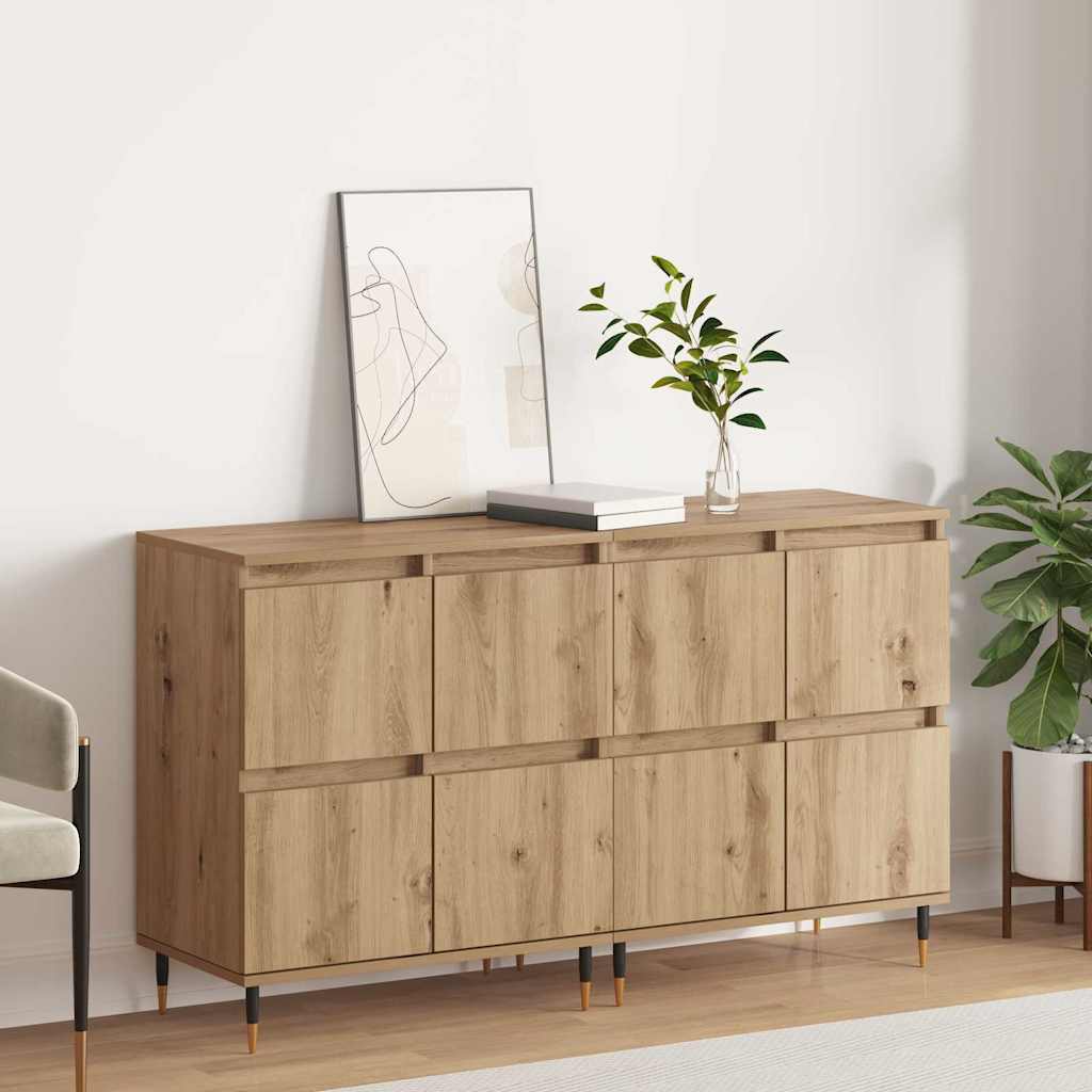 Sideboards 2 pcs artisan eg 120 x 35 x 70 cm Konstrueret træ