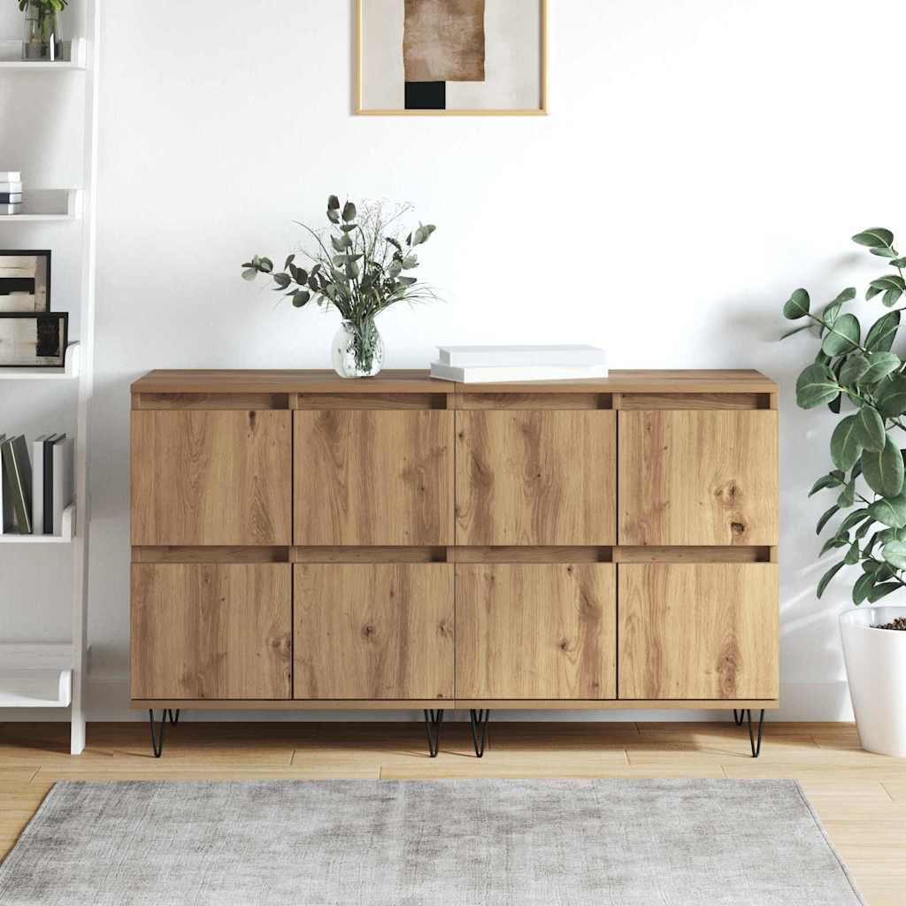 Sideboards 2 pcs artisan eg 120 x 35 x 70 cm Konstrueret træ