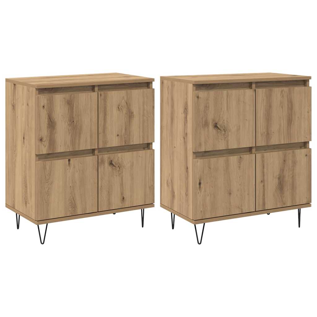 Sideboards 2 pcs artisan eg 120 x 35 x 70 cm Konstrueret træ