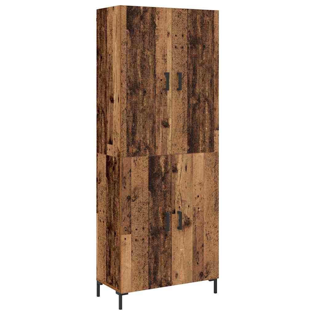 Highboard Gammelt træ 69,5 x 34 x 180 cm Konstrueret træ