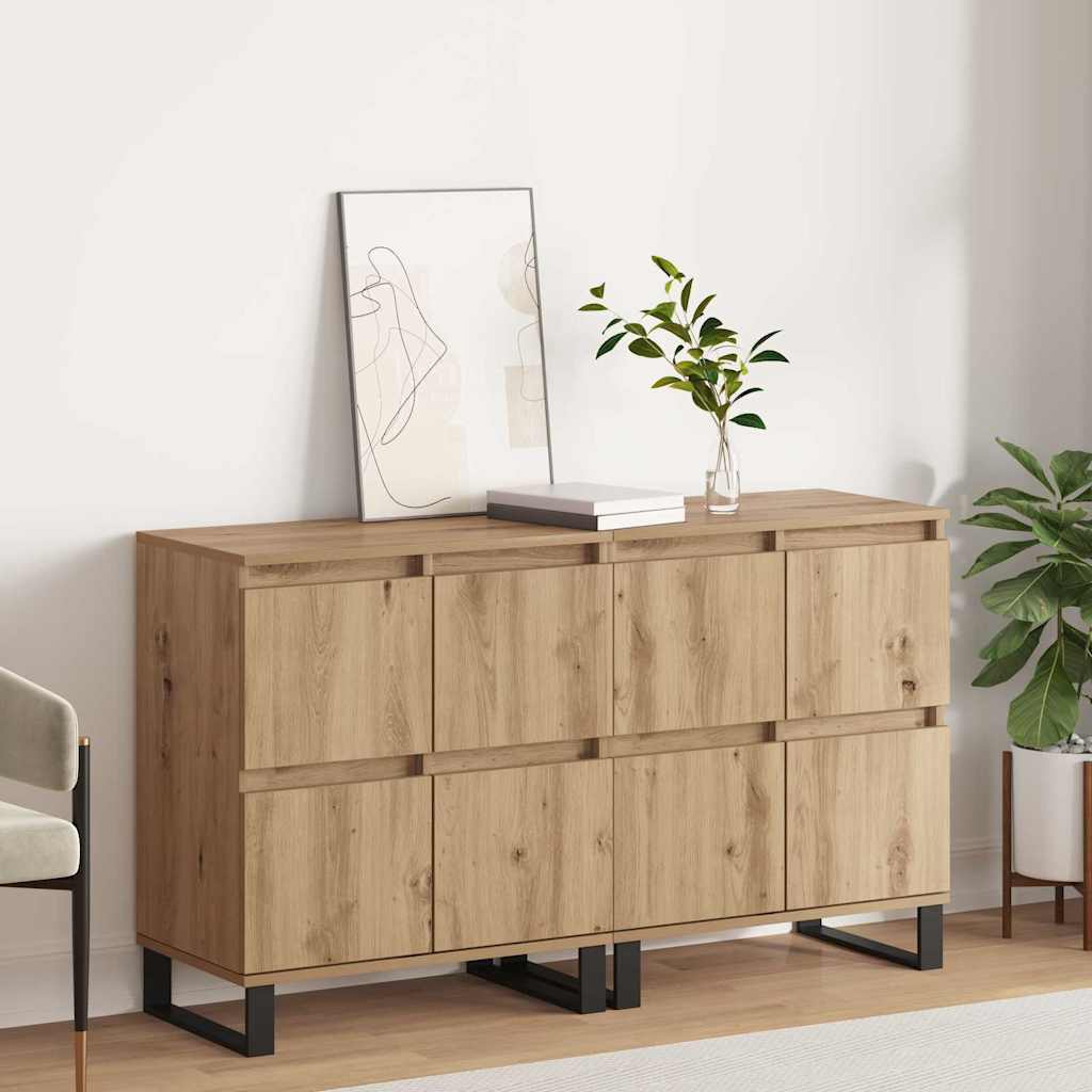 Sideboards 2 pcs artisan eg 120 x 35 x 70 cm Konstrueret træ