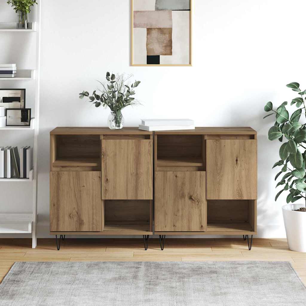 Sideboards 2 pcs artisan eg 120 x 35 x 70 cm Konstrueret træ