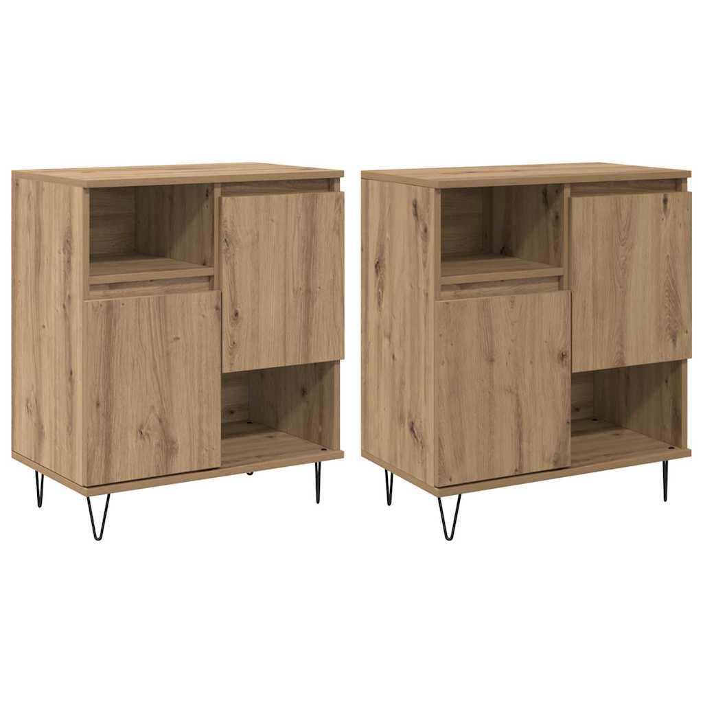 Sideboards 2 pcs artisan eg 120 x 35 x 70 cm Konstrueret træ