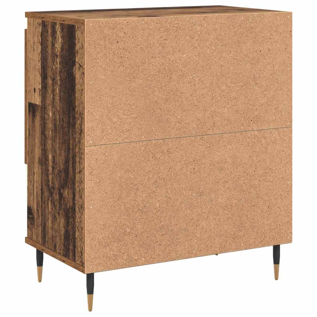 Sideboards 2 pcs Gammelt træ 120 x 35 x 70 cm Konstrueret træ