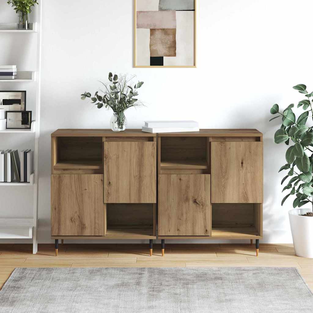 Sideboards 2 pcs artisan eg 120 x 35 x 70 cm Konstrueret træ