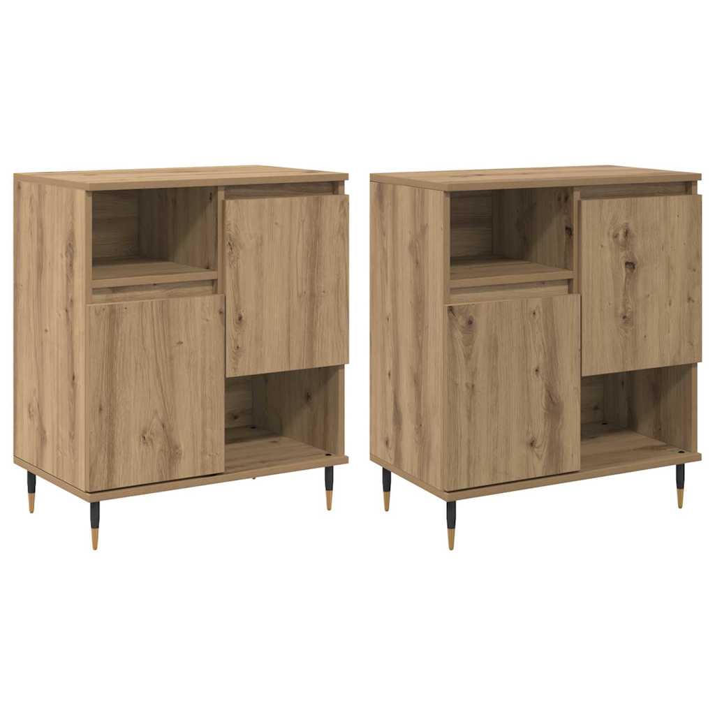 Sideboards 2 pcs artisan eg 120 x 35 x 70 cm Konstrueret træ
