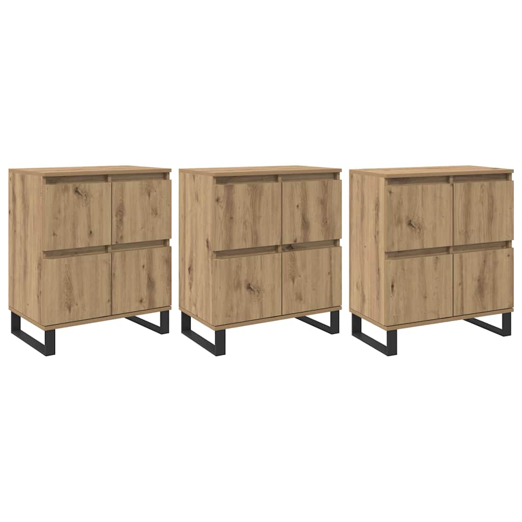 Sideboards 3 pcs artisan eg 180 x 35 x 70 cm Konstrueret træ