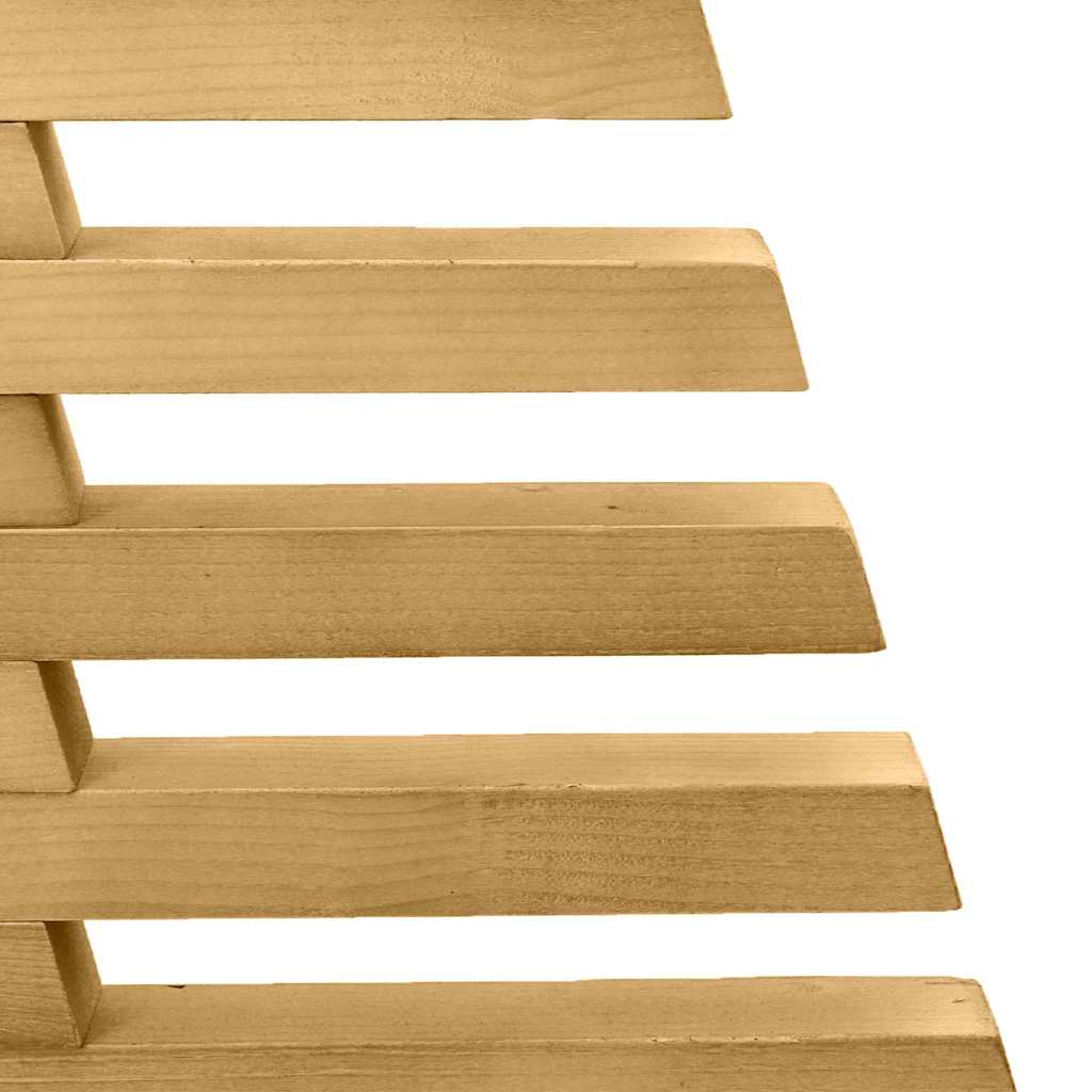 Træ juletræ med stativ Brun 60 cm Massivt fyrretræ