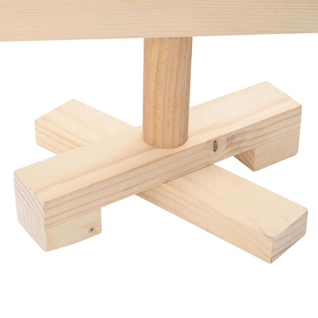 Juletræer med stativ Naturfarvet 60 cm Massivt fyrretræ