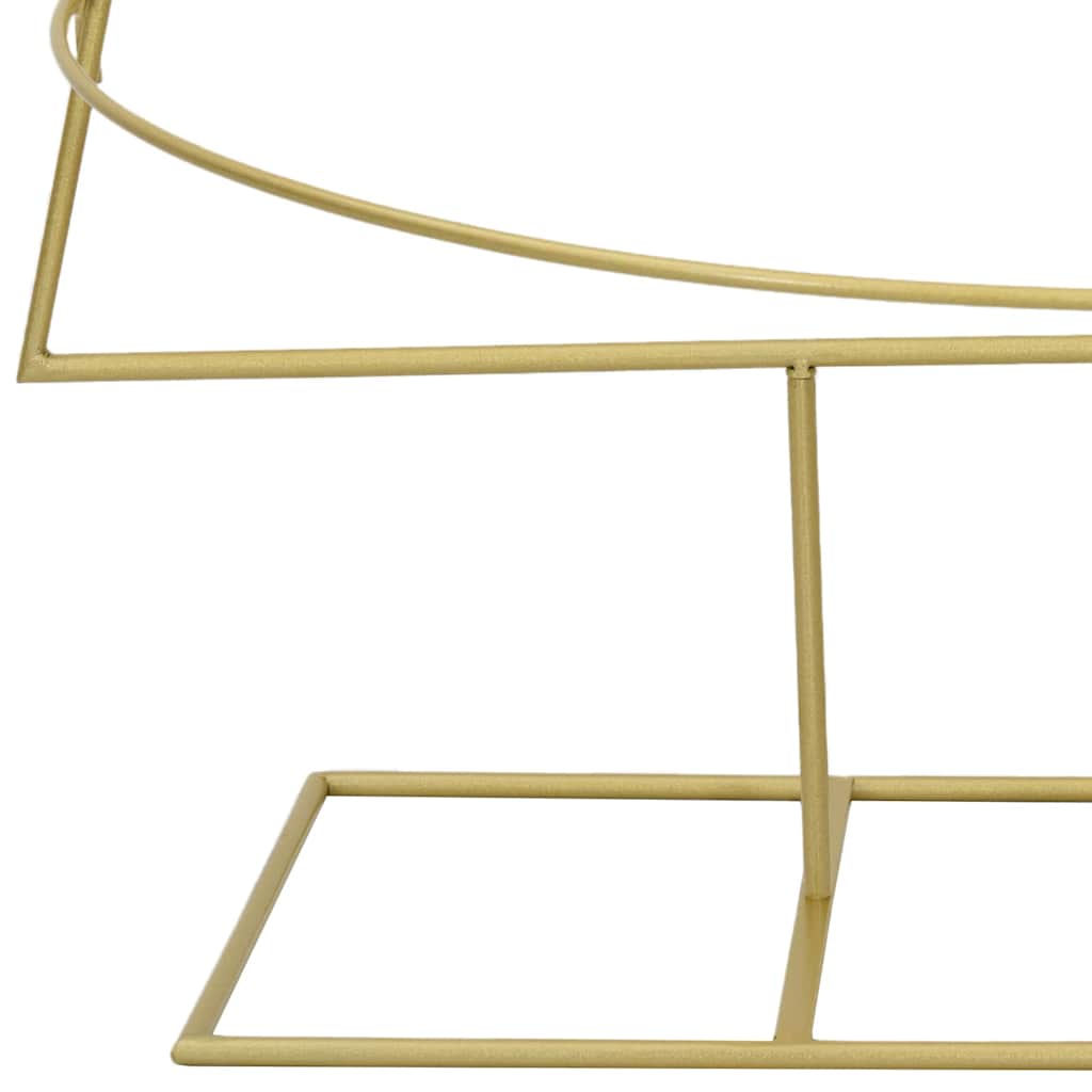 Metal juletræ med stativ Guld 180 cm Pulverlakeret Stål