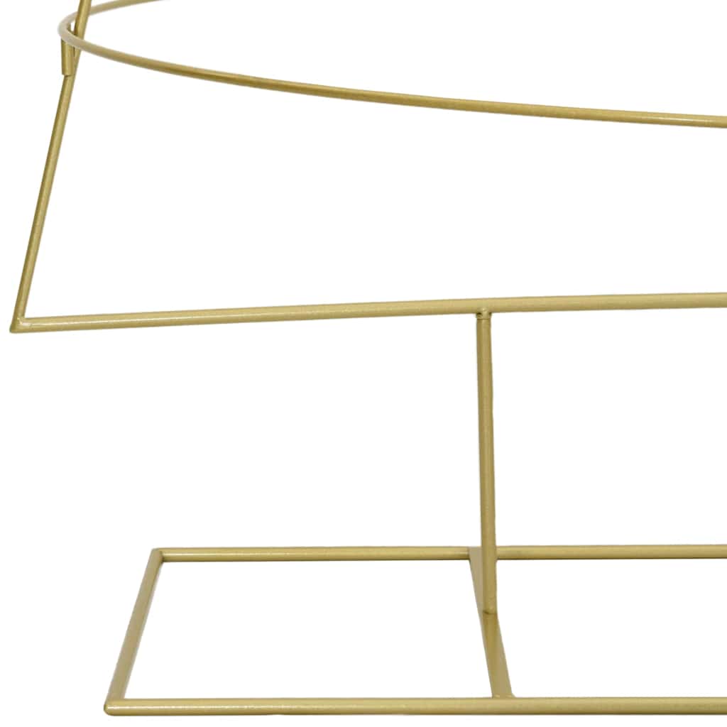 Metal juletræ med stativ Guld 210 cm Pulverlakeret Stål