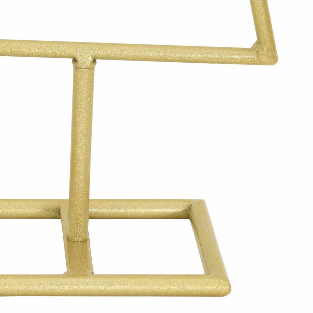 Metal juletræ med stativ Guld 60 cm Pulverlakeret Stål