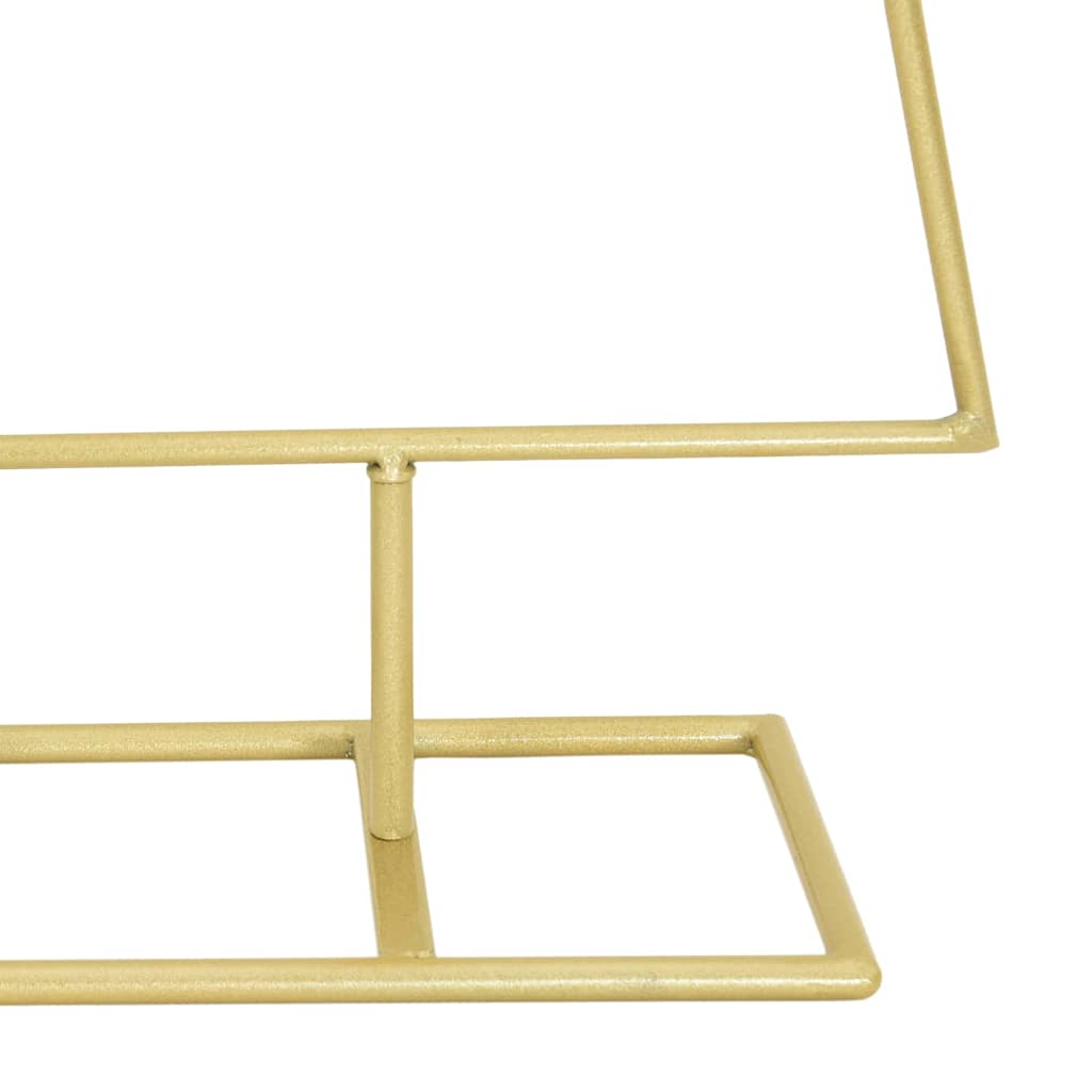 Metal juletræ med stativ Guld 125 cm Pulverlakeret Stål