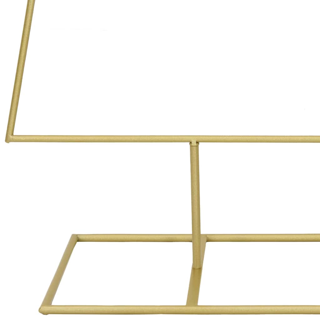 Metal juletræ med stativ Guld 150 cm Pulverlakeret Stål