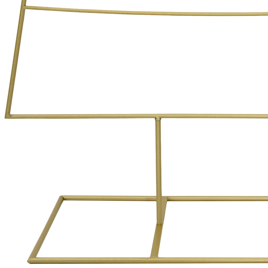 Metal juletræ med stativ Guld 180 cm Pulverlakeret Stål