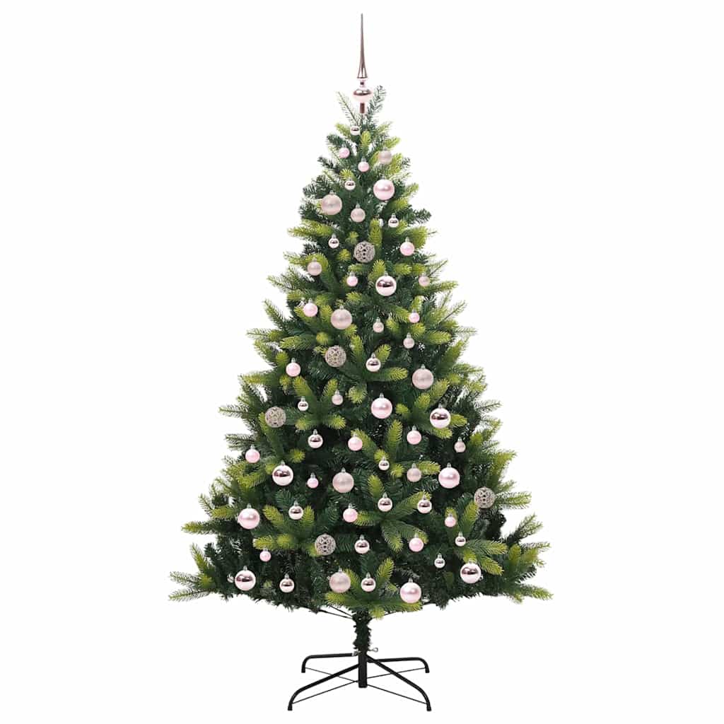 Kunstig Hengende Juletræ 300 LEDs Grøn 180 cm PVC og PE