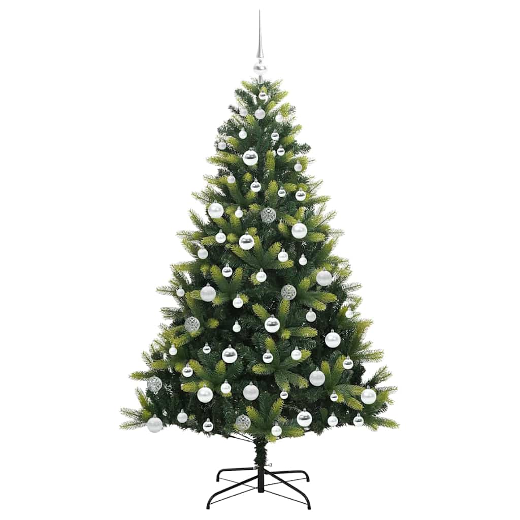Kunstig Hengende Juletræ 300 LEDs Grøn 180 cm PVC og PE