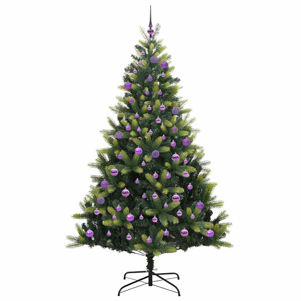 Kunstig Hengende Juletræ 300 LEDs Grøn 180 cm PVC og PE