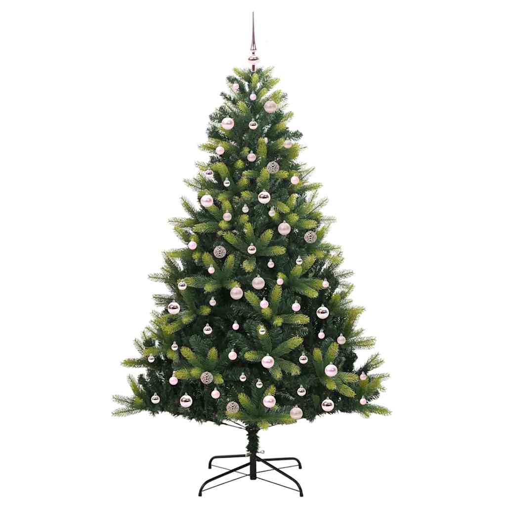 Kunstig Hengende Juletræ 300 LEDs Grøn 240 cm PVC og PE