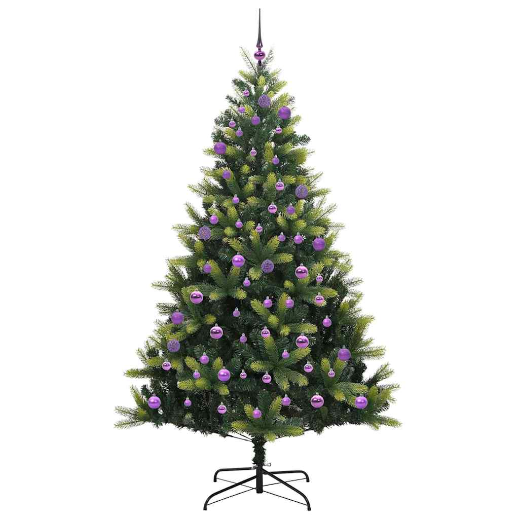 Kunstig Hengende Juletræ 300 LEDs Grøn 240 cm PVC og PE