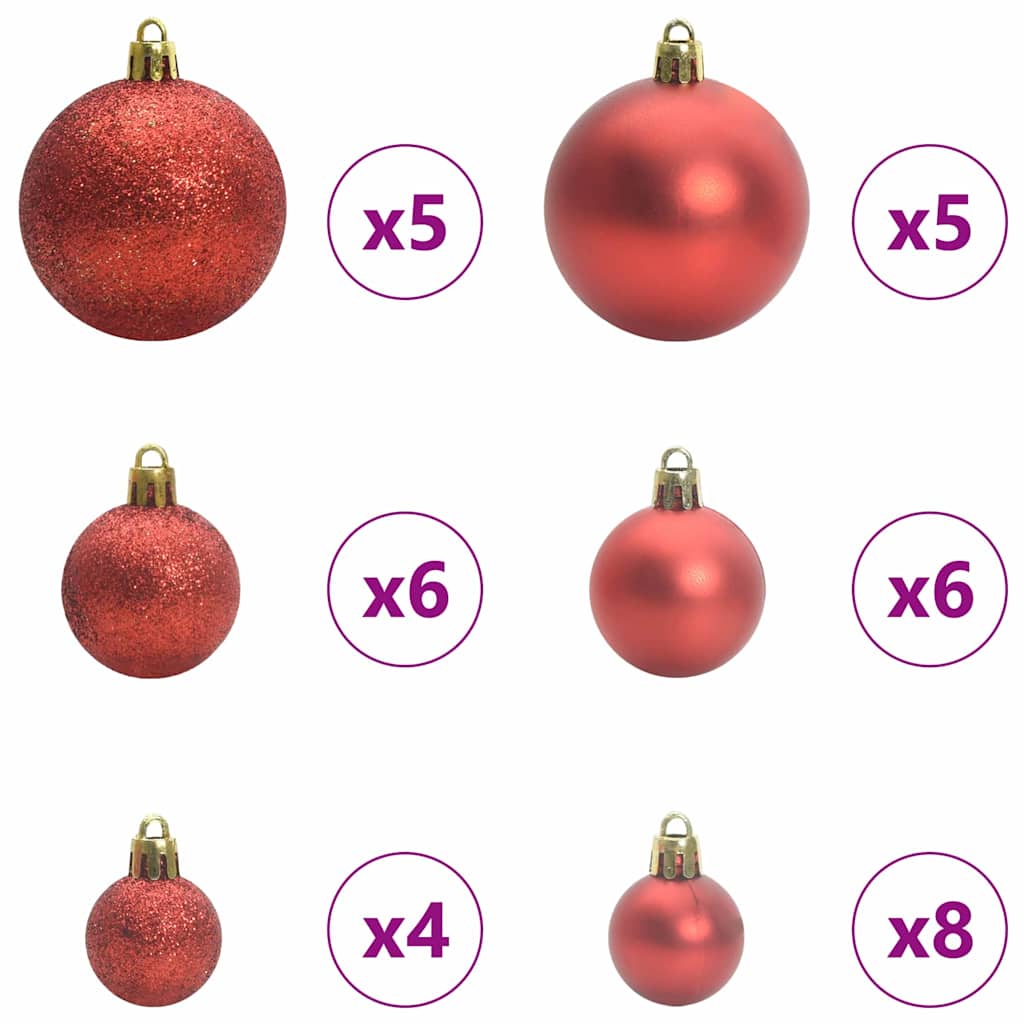 Kunstigt juletræ med stativ Hvid 150 cm PVC og metal og plast