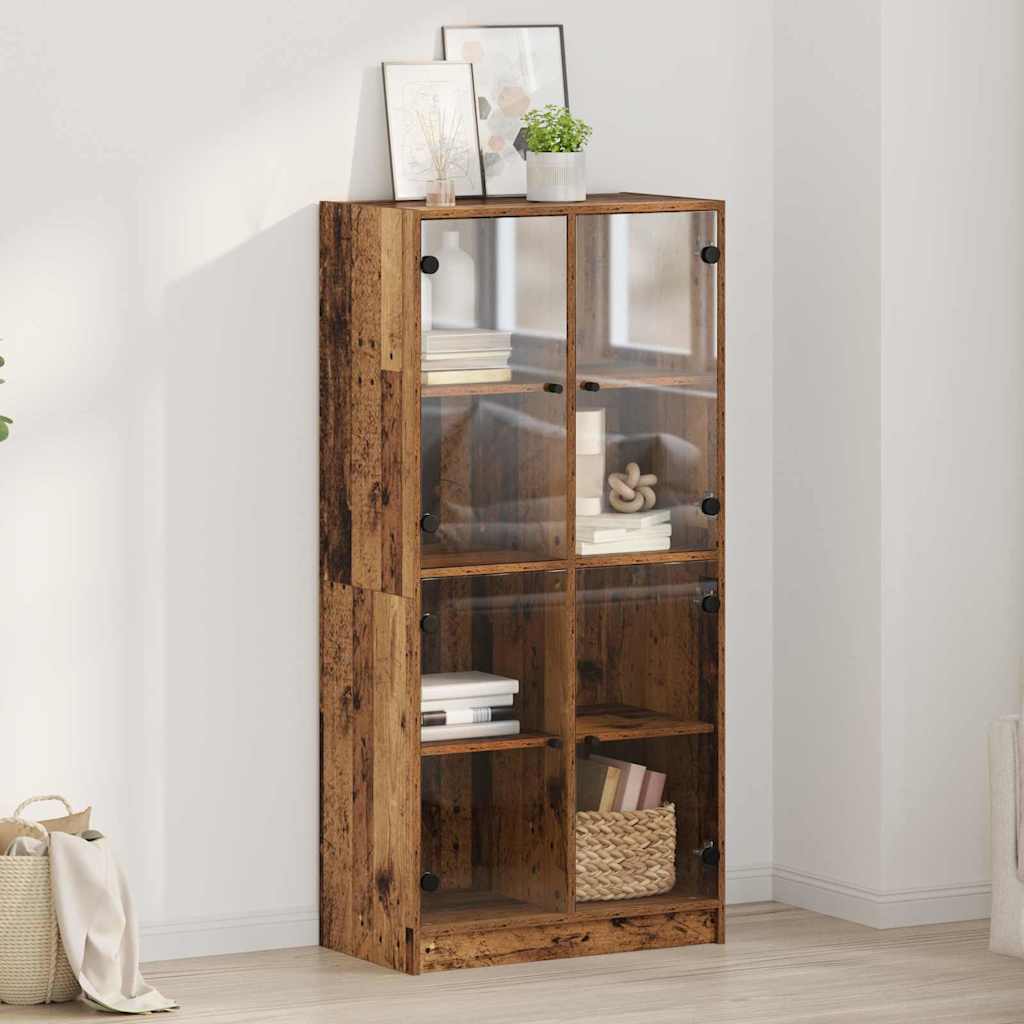Highboard Gammelt træ 68 x 37 x 142 cm Konstrueret træ