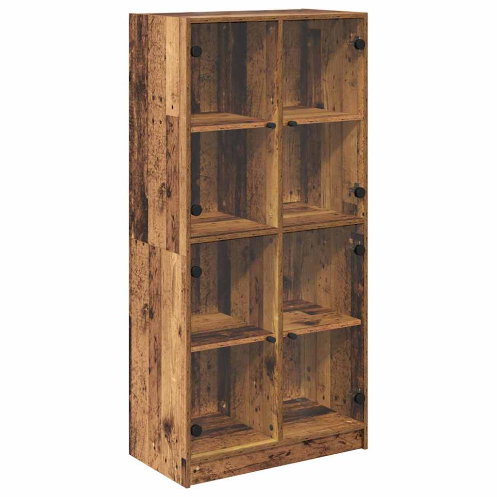 Highboard Gammelt træ 68 x 37 x 142 cm Konstrueret træ