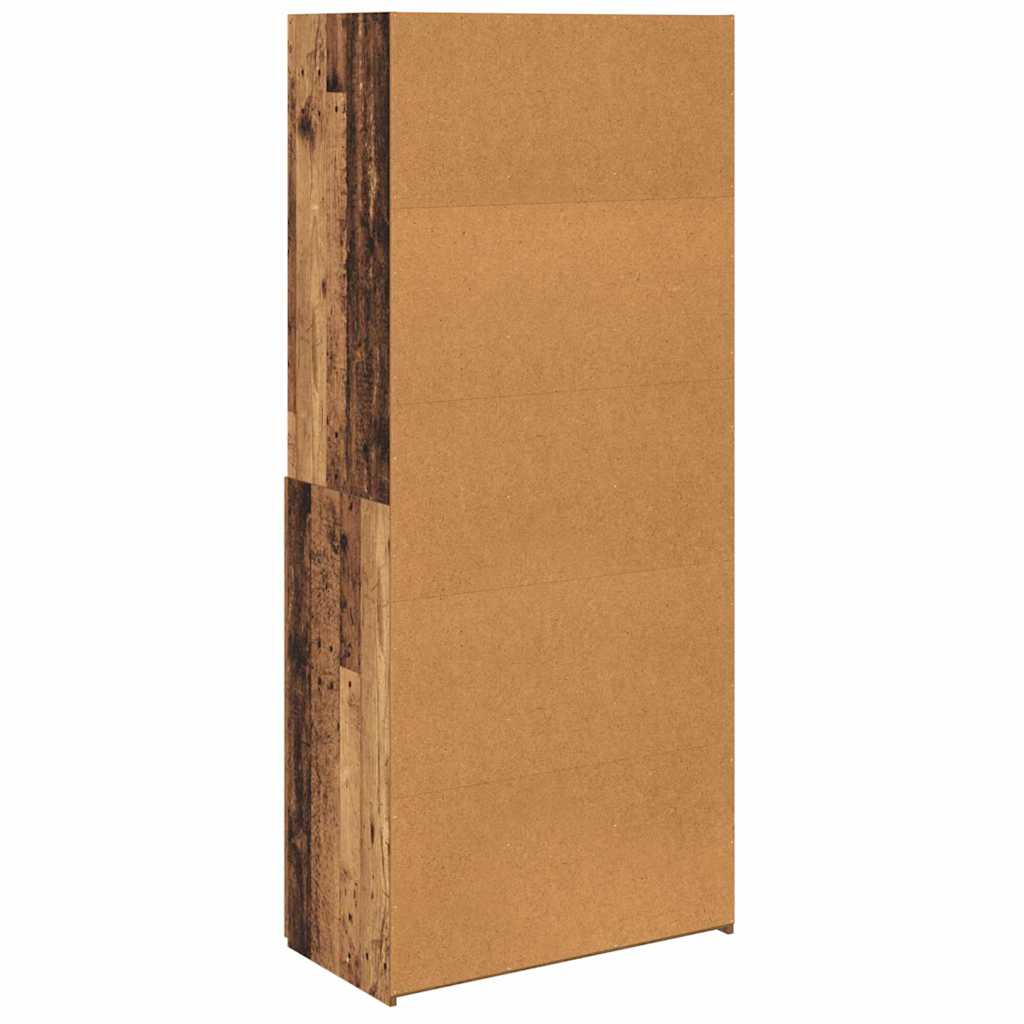 Highboard Gammelt træ 80 x 42,5 x 185 cm Konstrueret træ