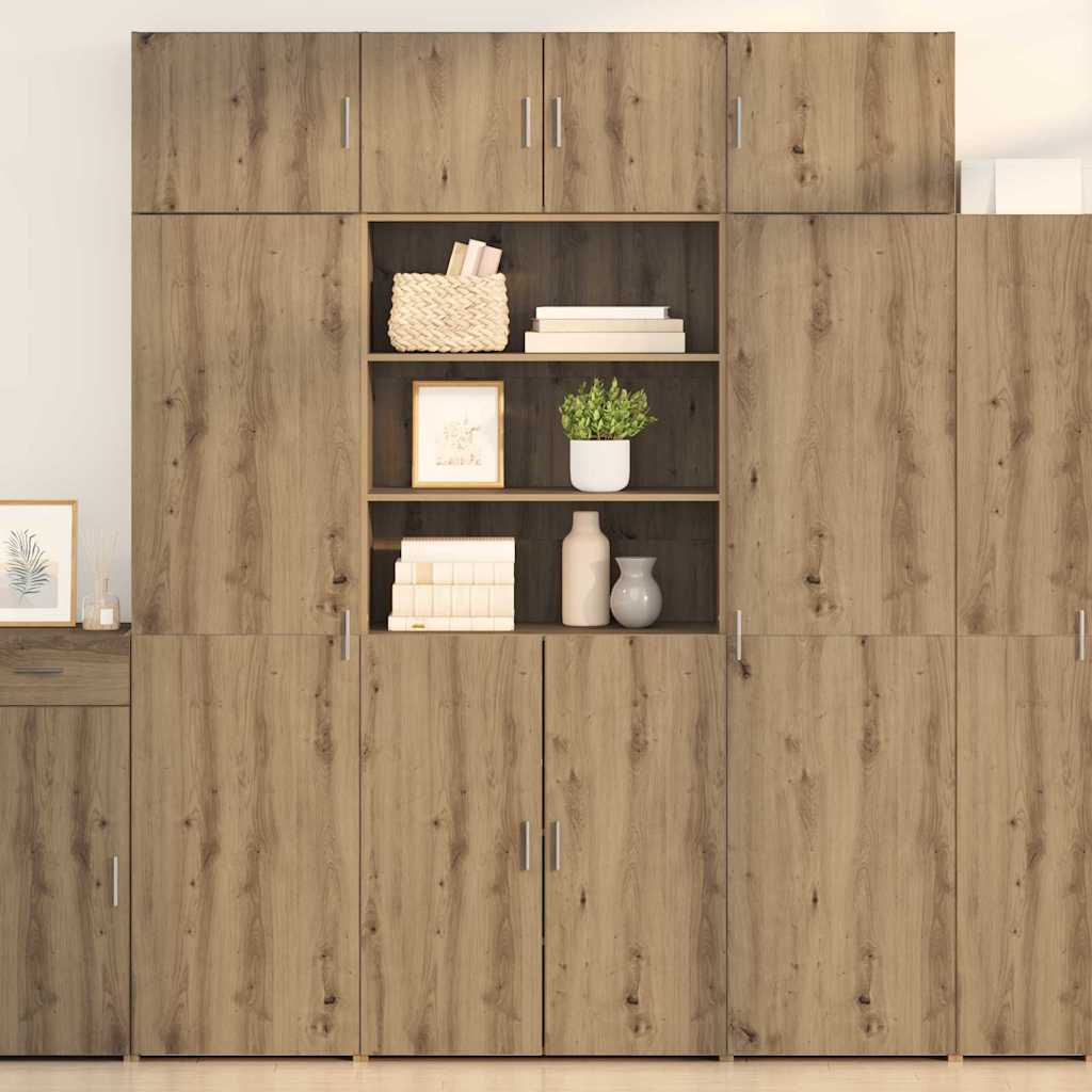Highboard Artisan Egetræ 80 x 42,5 x 185 cm Konstrueret træ