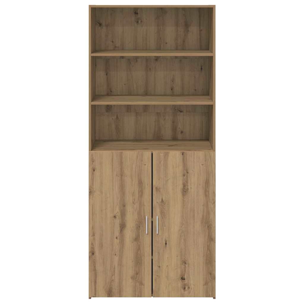 Highboard Artisan Egetræ 80 x 42,5 x 185 cm Konstrueret træ