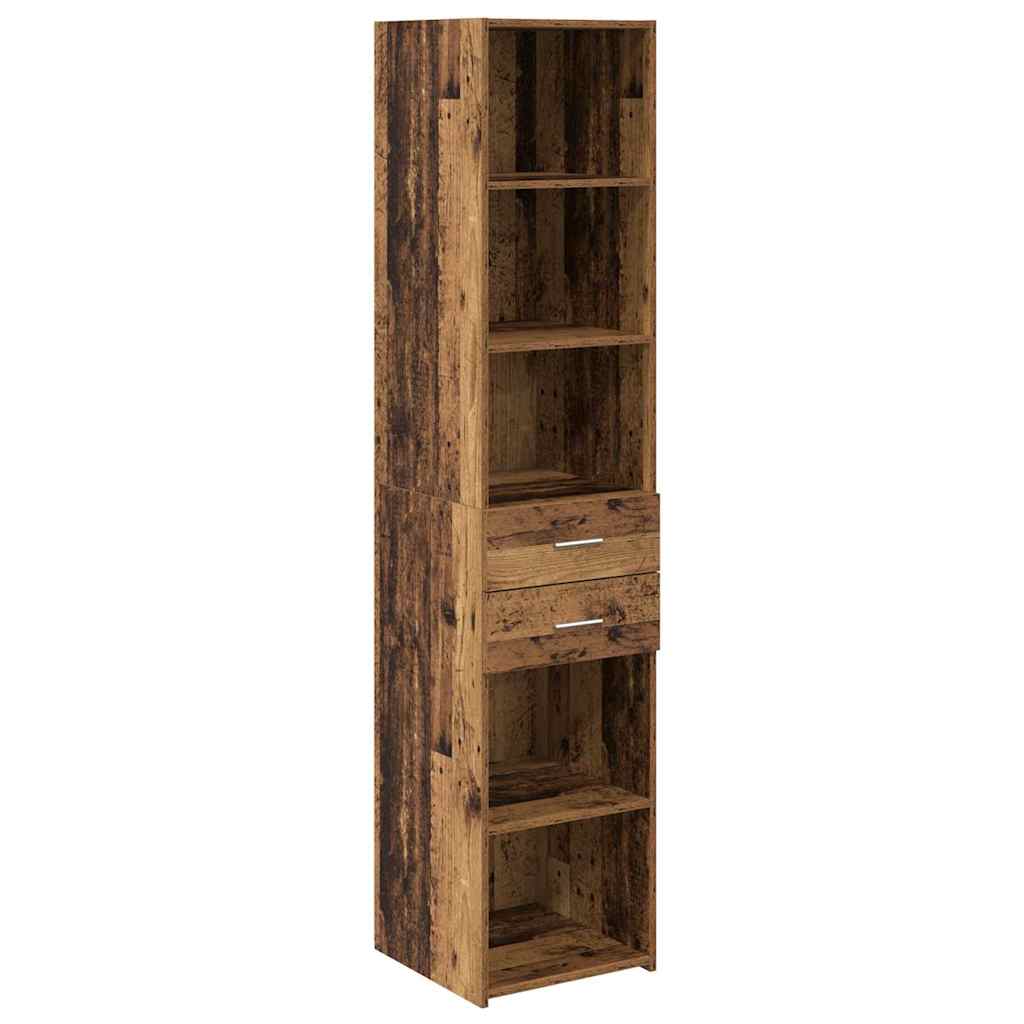 Highboard Gammelt træ 40 x 42,5 x 185 cm Konstrueret træ