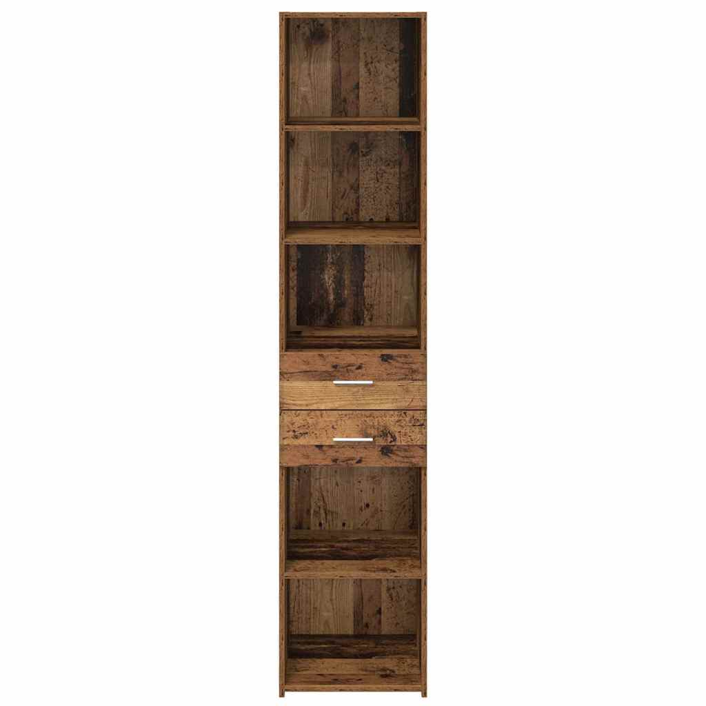 Highboard Gammelt træ 40 x 42,5 x 185 cm Konstrueret træ