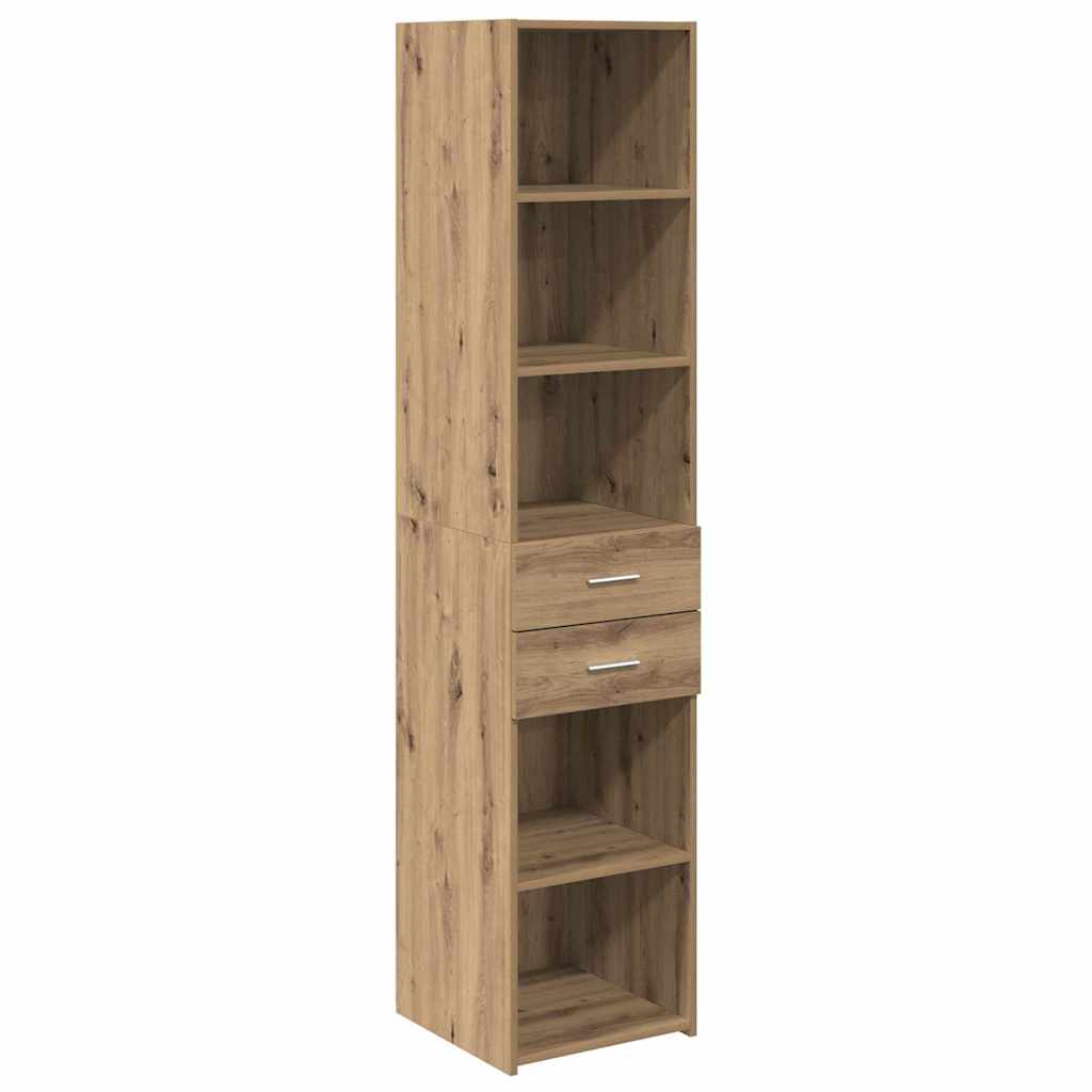 Highboard Artisan Egetræ 40 x 42,5 x 185 cm Konstrueret træ