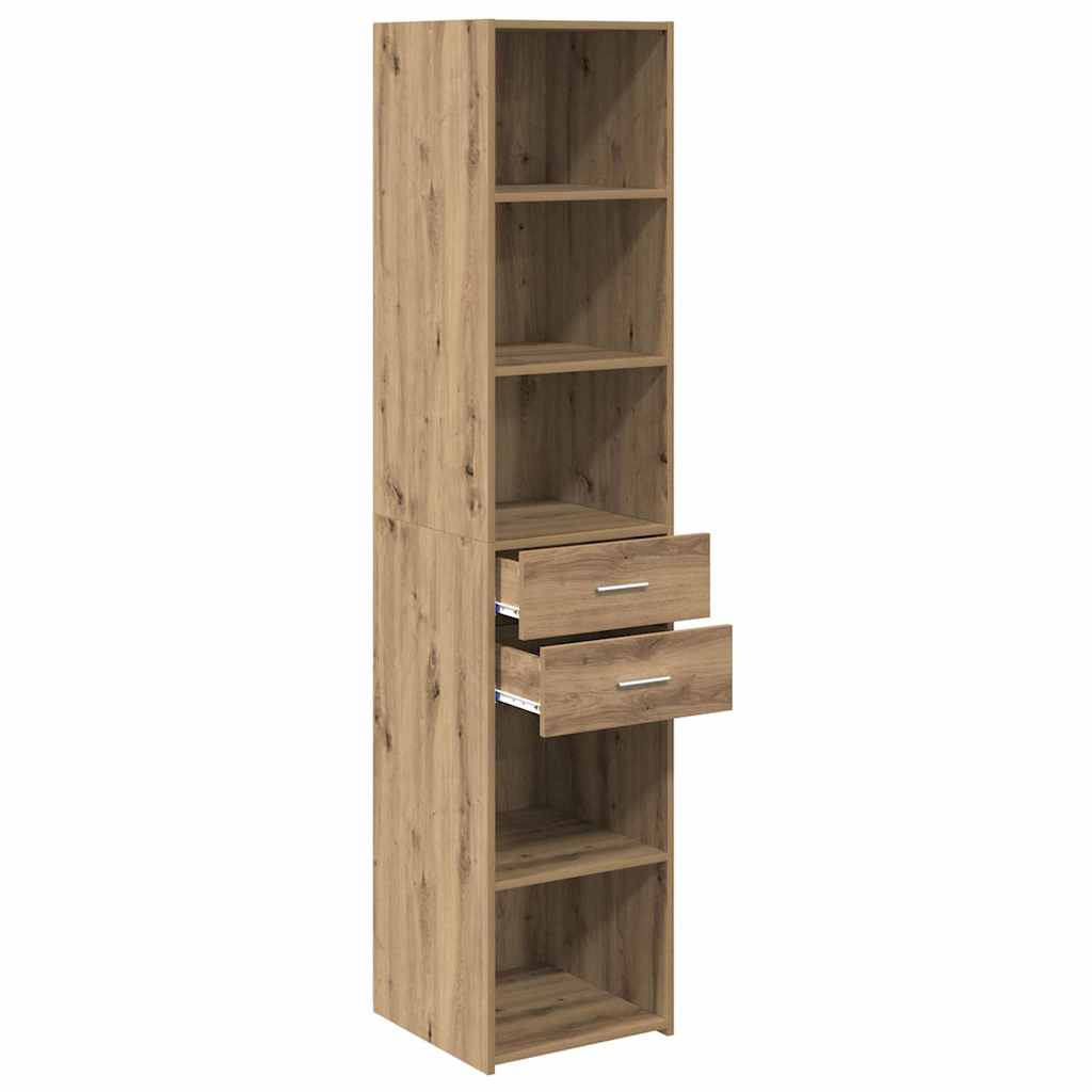 Highboard Artisan Egetræ 40 x 42,5 x 185 cm Konstrueret træ