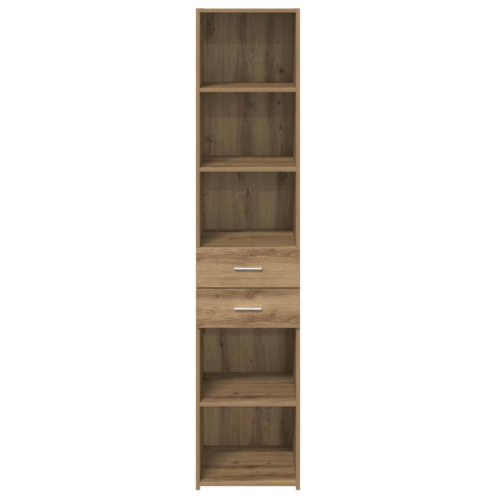Highboard Artisan Egetræ 40 x 42,5 x 185 cm Konstrueret træ