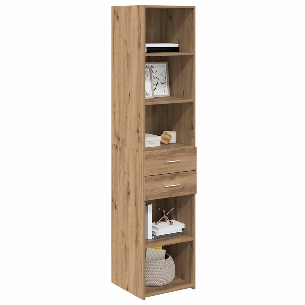 Highboard Artisan Egetræ 40 x 42,5 x 185 cm Konstrueret træ