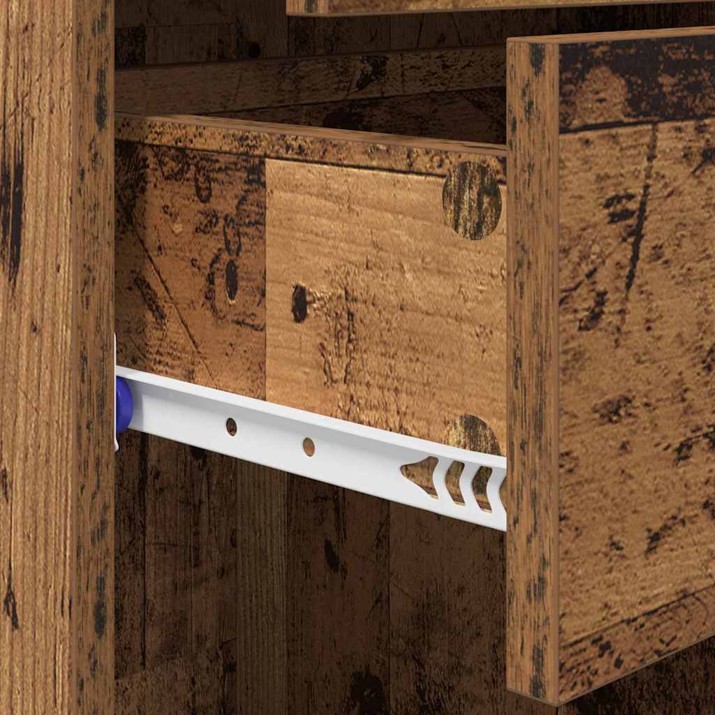 Highboard Gammelt træ 45 x 42,5 x 185 cm Konstrueret træ