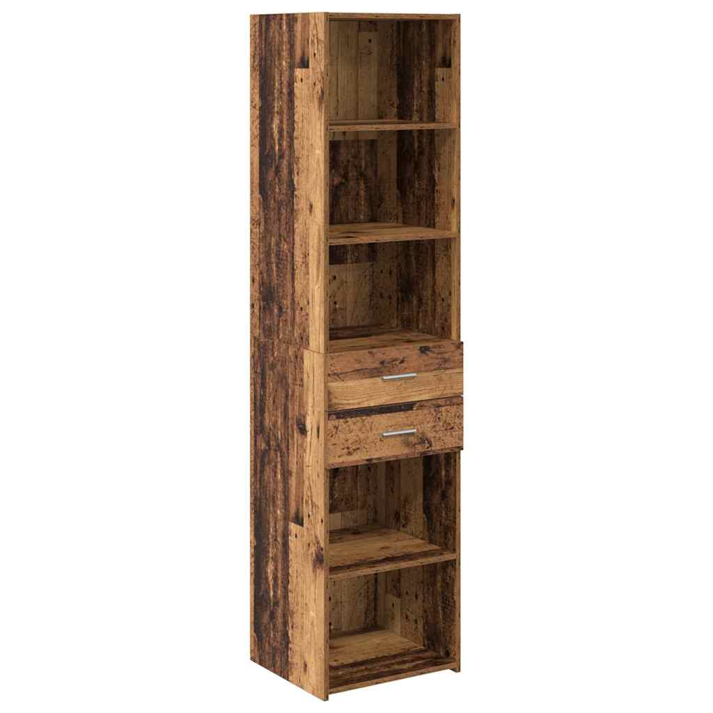 Highboard Gammelt træ 45 x 42,5 x 185 cm Konstrueret træ