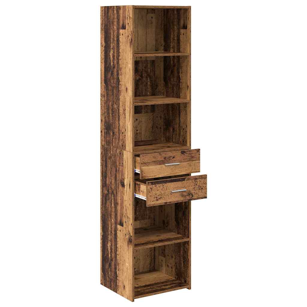 Highboard Gammelt træ 45 x 42,5 x 185 cm Konstrueret træ