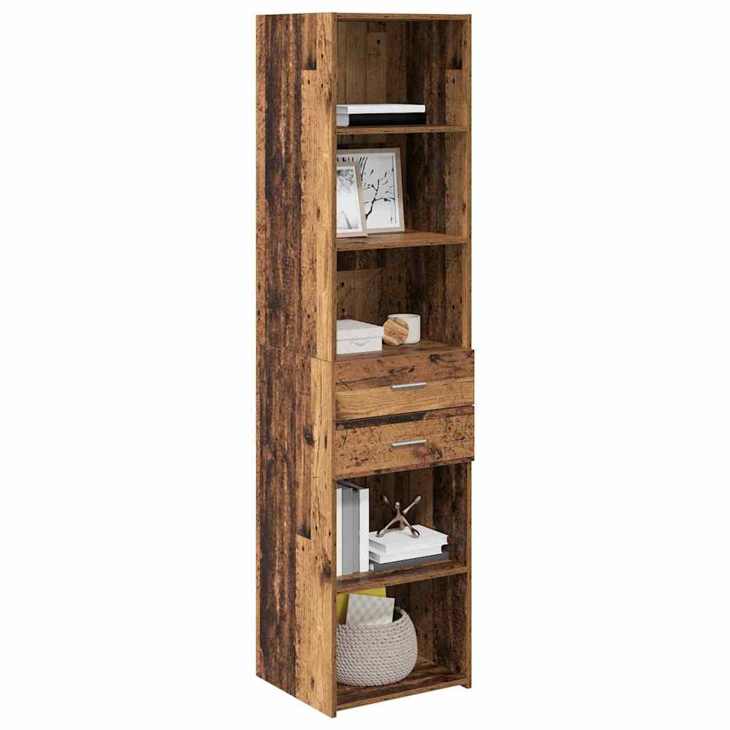 Highboard Gammelt træ 45 x 42,5 x 185 cm Konstrueret træ