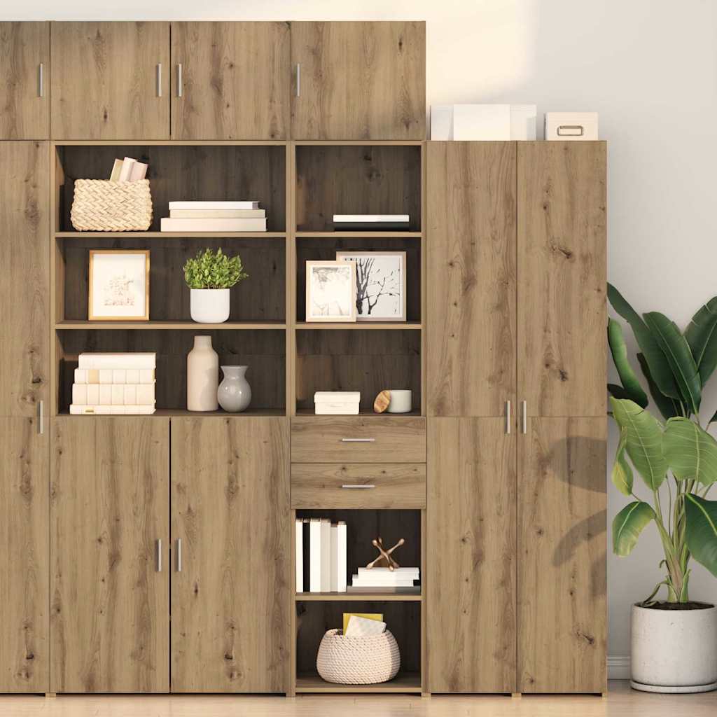 Highboard Artisan Egetræ 45 x 42,5 x 185 cm Konstrueret træ