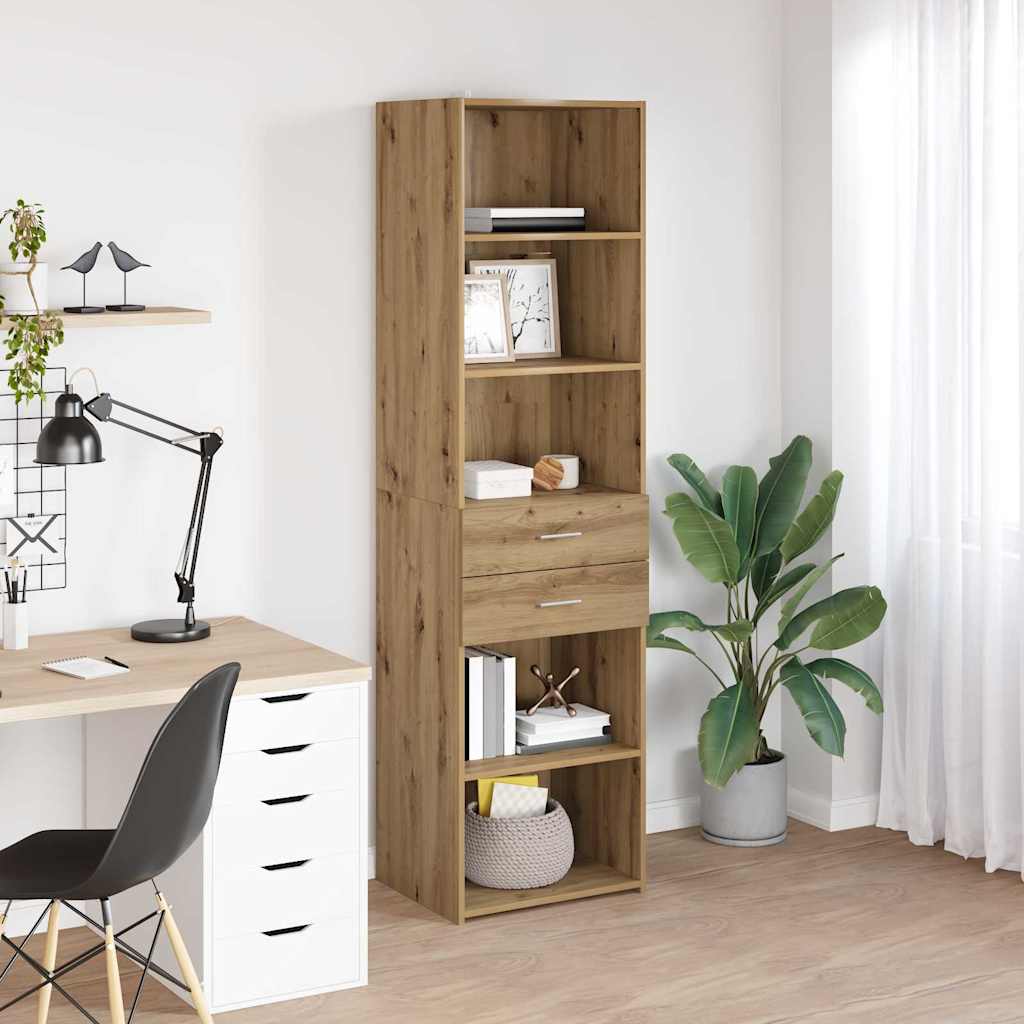 Highboard Artisan Egetræ 45 x 42,5 x 185 cm Konstrueret træ