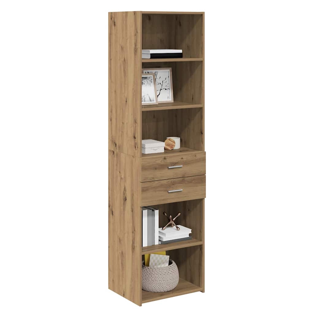 Highboard Artisan Egetræ 50 x 42,5 x 185 cm Konstrueret træ