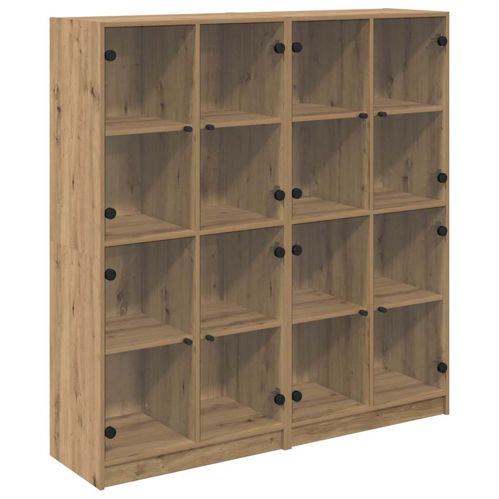 Highboard 2 pcs Artisan Egetræ 136 x 37 x 142 cm