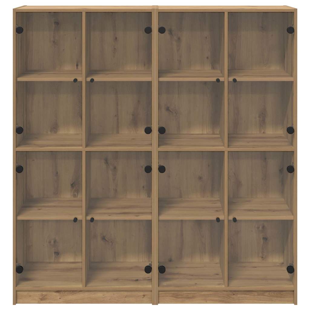 Highboard 2 pcs Artisan Egetræ 136 x 37 x 142 cm