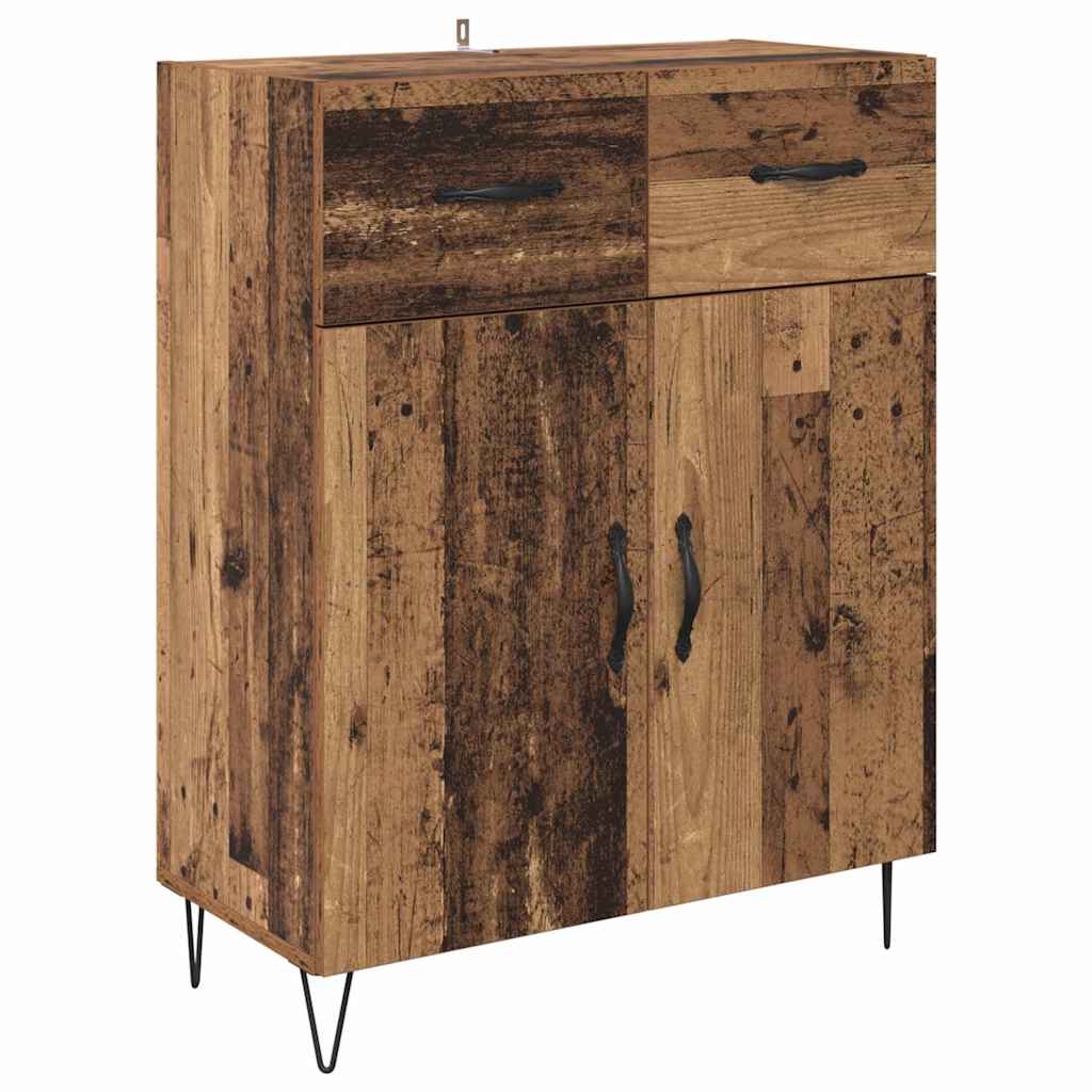 Highboard Gammelt træ 69,5 x 34 x 180 cm Konstrueret træ