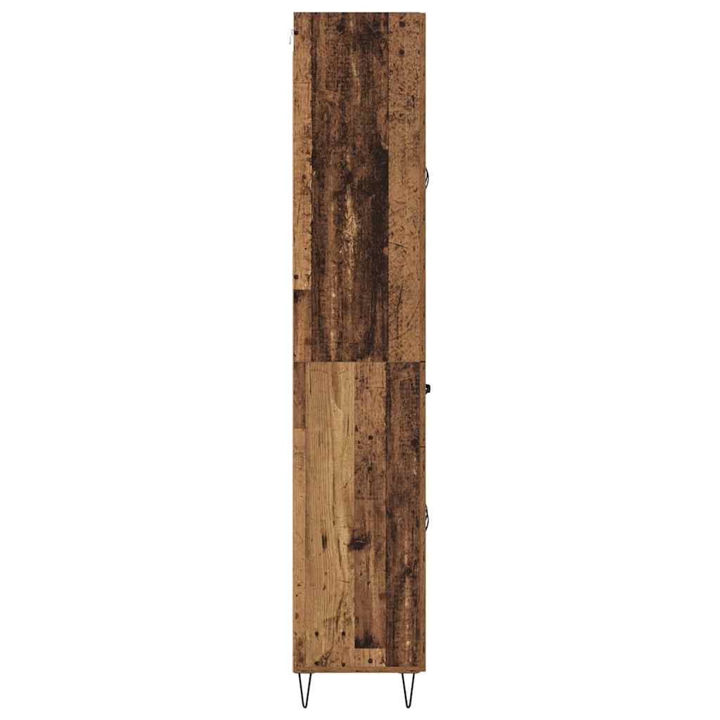 Highboard Gammelt træ 69,5 x 34 x 180 cm Konstrueret træ